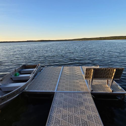 Overall:  the fun and family-friendly private dock on little platte lake
