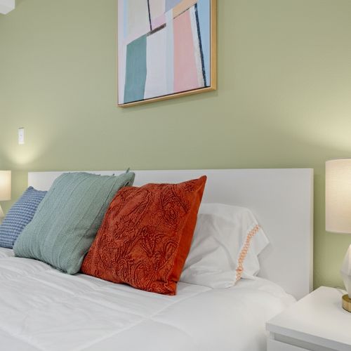 Inviting pillows and fresh linens await your arrival.