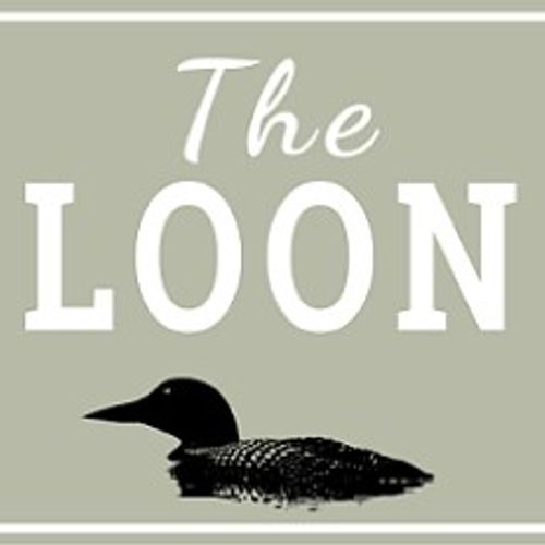 Area photos:  the sign for the loon on the lake