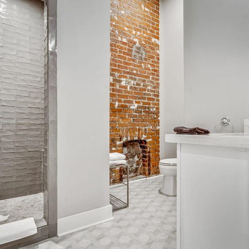 Fully stocked bathroom w/ everything you need for a comfortable stay.