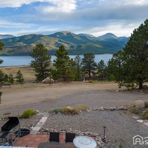 Enjoy stunning lake and peak views from the property!