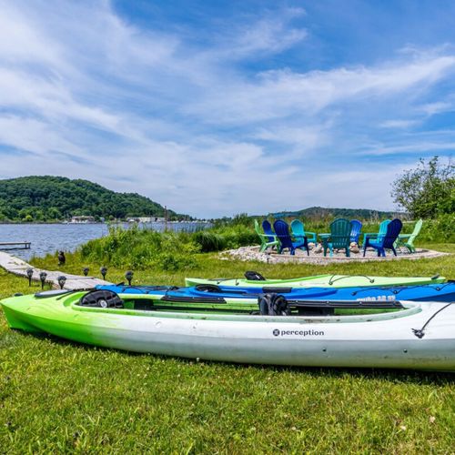 Exterior:  the rental of the home includes use of multiple kayaks.
