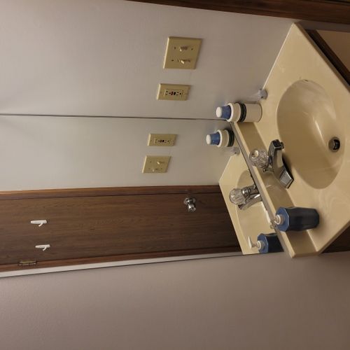 Bathroom #1:  private en suite full bathroom with walk-in shower for bedroom #1.