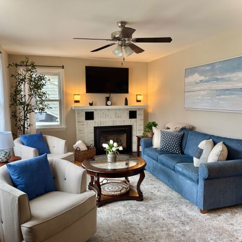 Living room:  the gorgeous living room!