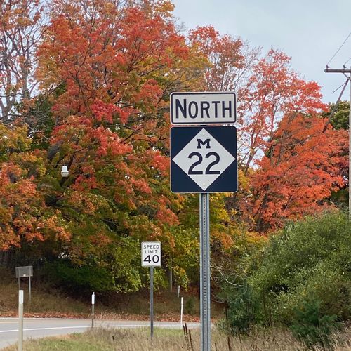 EXTERIOR:  The cottage is just off iconic and very scenic M22