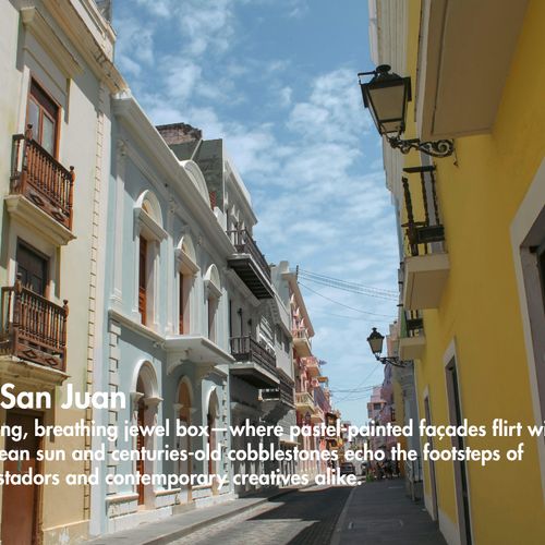 Old San Juan, a 7-minute ride away, is a living jewel box of history and art. Discover its charm from here!