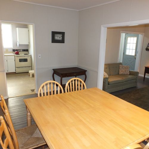 Dining room:  very large with a large dining table that seats 8!