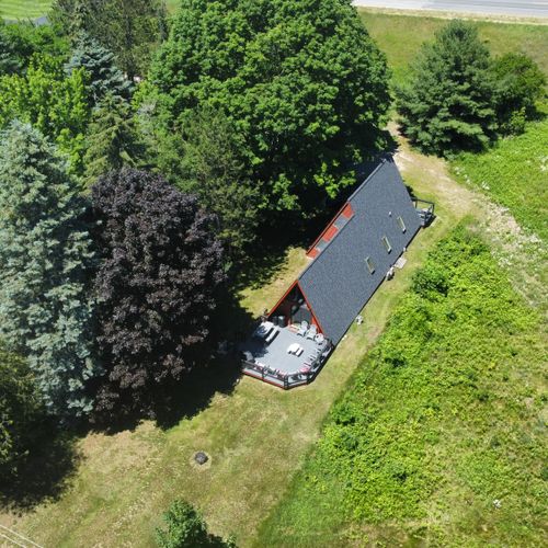 Exterior:  another aerial view