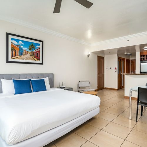 Dreamy Puerto Rico art! Experience the island charm right from your stylish bedroom.