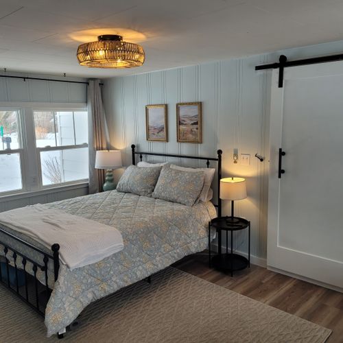 Overall:  the beautiful primary bedroom