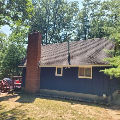 Exterior:  the side of the house.