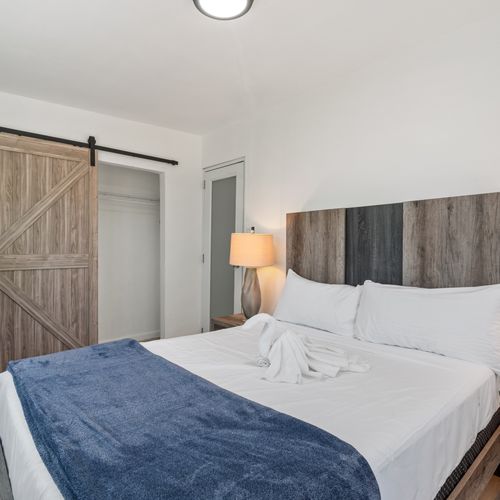 Find a peaceful night's sleep in this nicely decorated space.