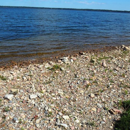 Exterior:  note that, as shown, the shoreline is rather rocky and not sandy.