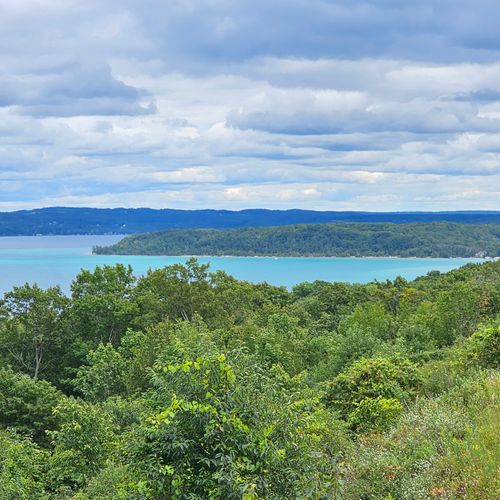Exterior:   a view of crystal lake from the house
