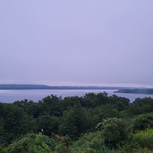 Exterior:  a view of crystal lake from the house