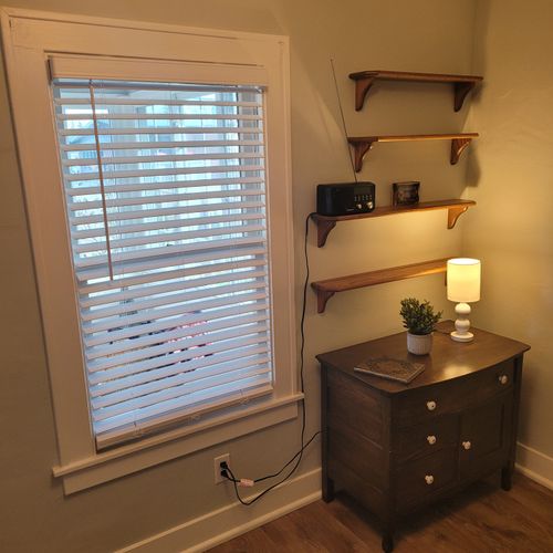 Bedroom #3:  features a futon and dresser.