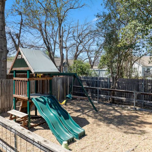 Playground, Fenced Yard