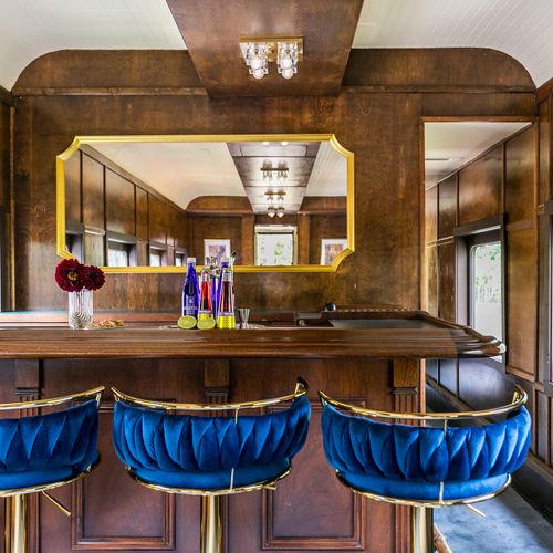 Take a seat at the bar for a libation or two.