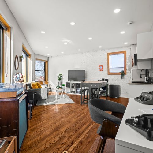 Relax and recharge in this serene loft retreat, featuring sleek interiors and inspiring views.