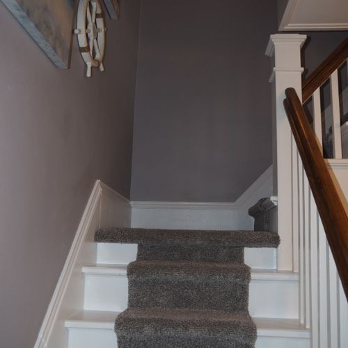 Stairs:  these are the stairs from the first floor to the second floor. All photos from this point on are from the second floor.