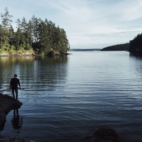 Beach access for kayaking, exploring, and paddle boarding.