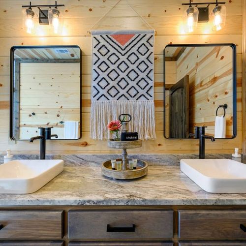 Double vanity!