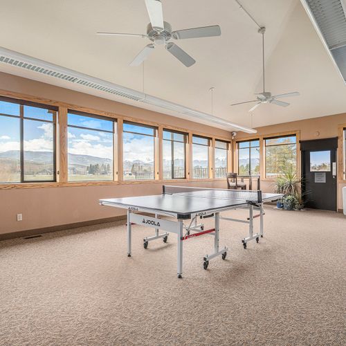 Family-friendly fun with ping pong.