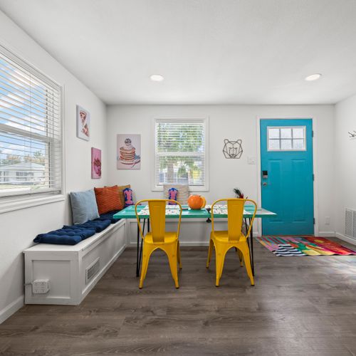 Experience vibrant interiors that capture the outdoors with style and brightness.