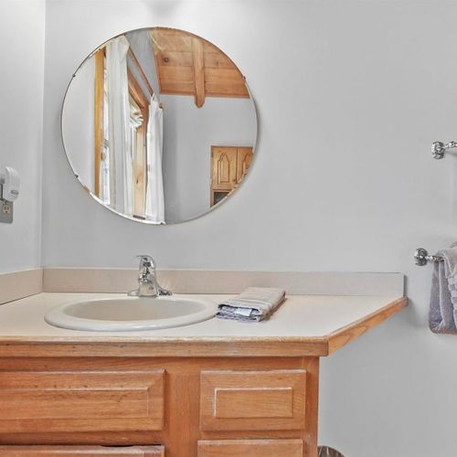 Bathroom #2 (second floor):  full bathroom with a walk-in shower.