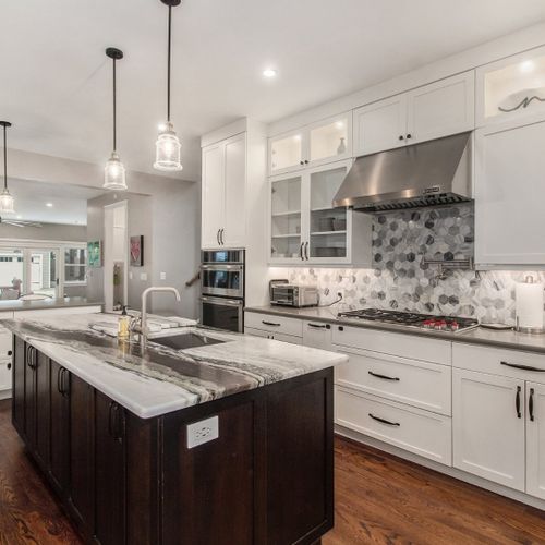 Enjoy the massive chef's kitchen!