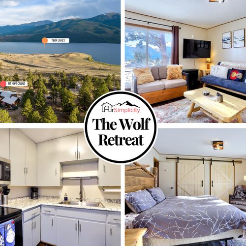 Find peace and adventure at wolf cabin—your alpine escape with stunning twin lakes views and endless mountain charm!