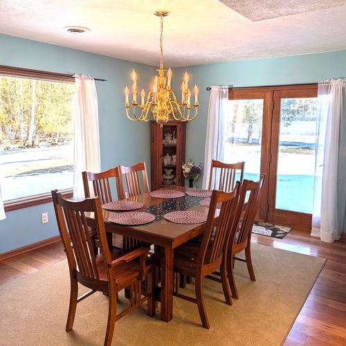 DINING AREA #2:  There is a more formal dining area on the opposite side of the kitchen.