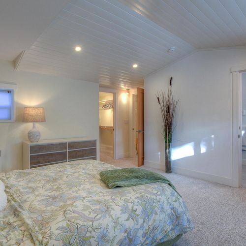 Second guest bedroom with a walk-in closet.
