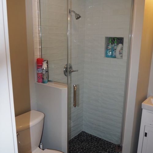 Bathroom #2 (second floor):  full bathroom on the second floor.