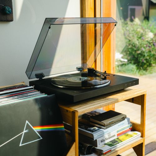 Record player and amazing record collection!