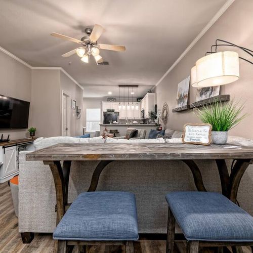 Desk area