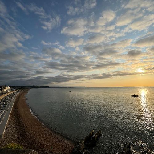 Slapton sands beach.