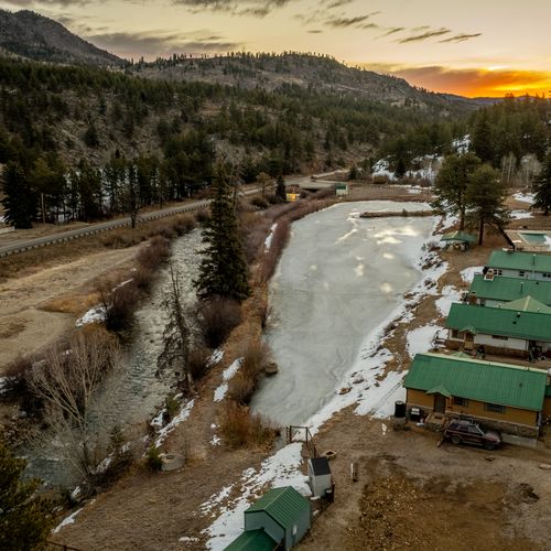 Your private river retreat, complete with easy-access driveway and plenty of parking