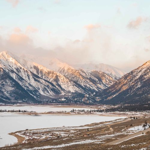 A beautiful view of the sunrise on lake, just a 5 minute walk from your front door.