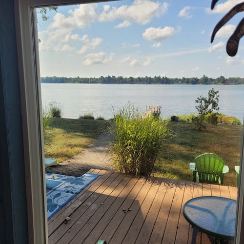 Sunroom:  the great lakeview from the sunroom!