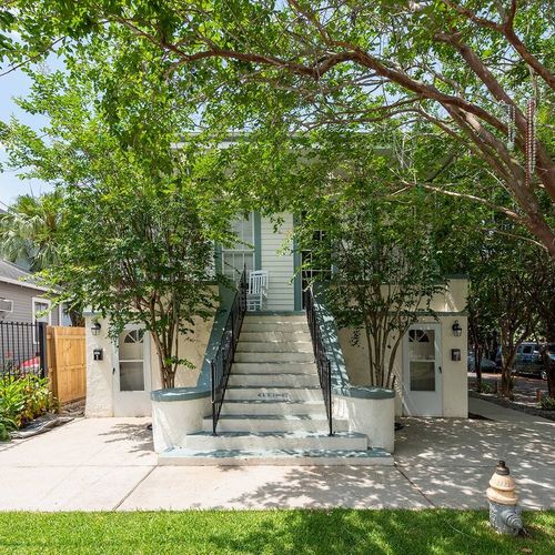 Welcome to your New Orleans retreat! Nestled beneath a canopy of lush trees, this charming home offers classic Southern charm with a front porch perfect for relaxing and soaking in the vibrant neighborhood atmosphere