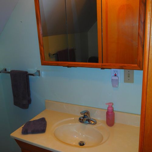 Bathroom #2 (second floor):  full bathroom on the second floor.
