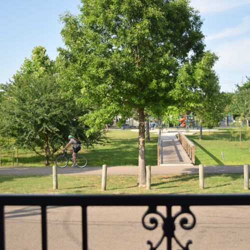 Steps to the Lafitte Greenway