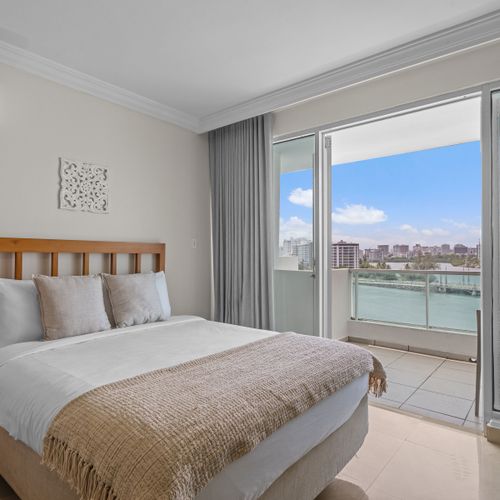 Sink into comfort: two exceptionally cozy beds with premium linens, ensuring a blissful night's sleep.