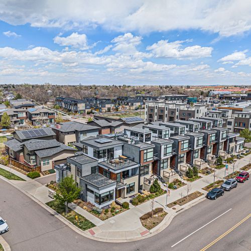 A broad view of the neighborhood.