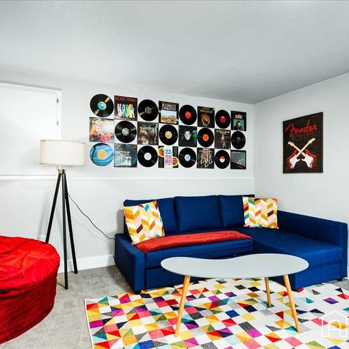 Let the fun begin in this dedicated game room retreat.