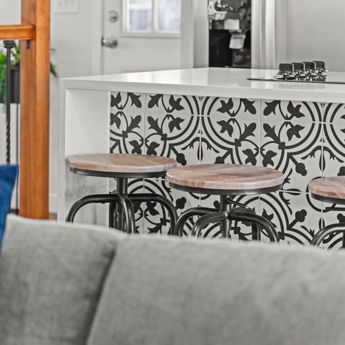 Carefully curated stylish details throughout the home enhance every space.