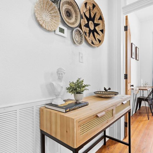 Top of stairs opens right into Bedroom 2 — easy access & great natural flow.