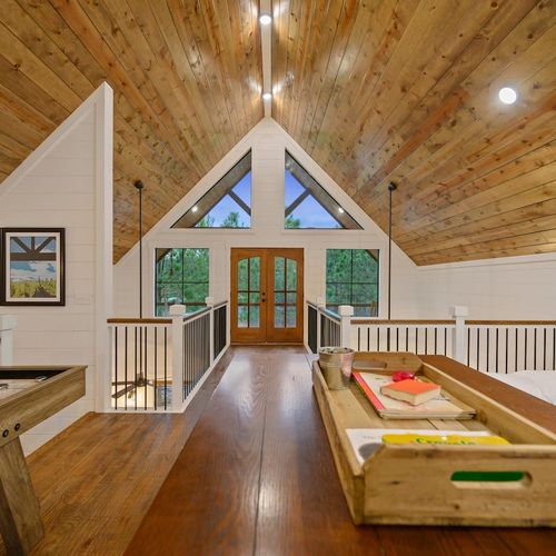 The loft offers ultimate entertainment!