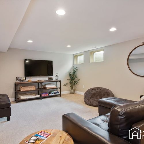 Kick back and relax in the bean bags while you watch your favorite movies or tv shows.